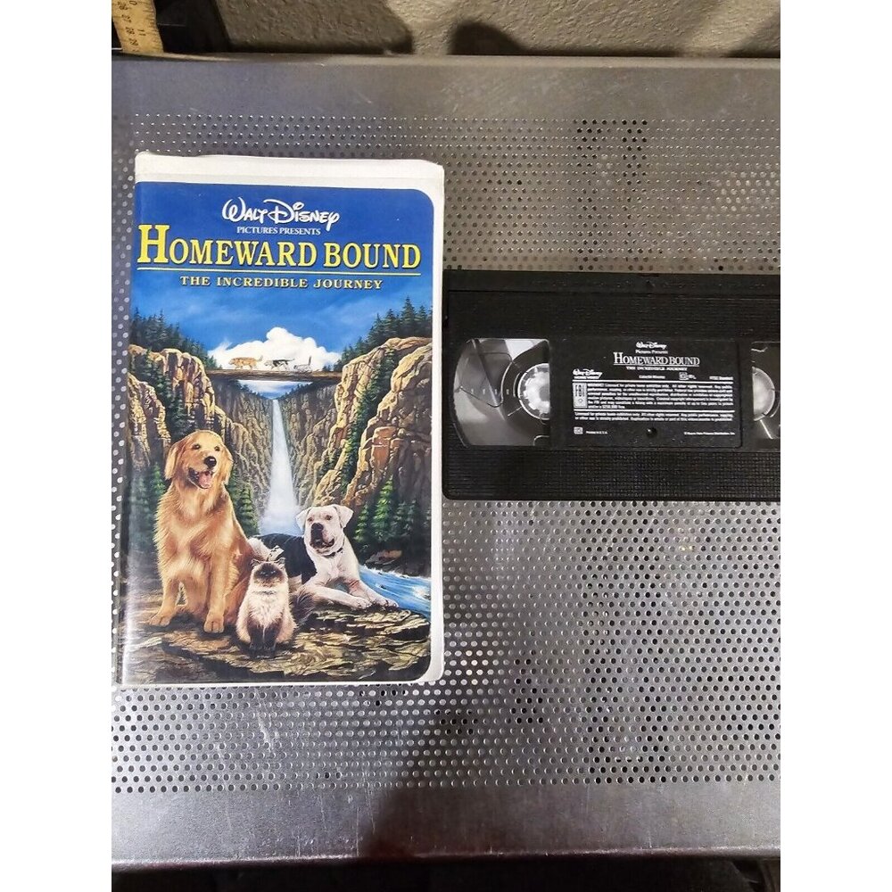 Homeward Bound: The Incredible Journey (VHS, 1998, Clam Shell) Disney